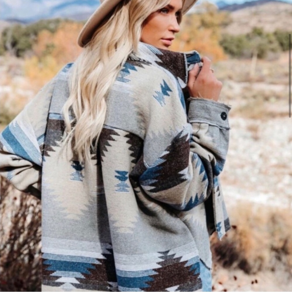🔥Aztec Patterned Women's Jacket - Picture 5 of 7